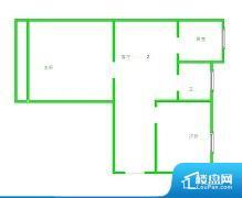 2室1厅1卫 东 72.00㎡