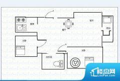 2室1厅1卫 南 60.55㎡