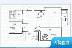 2室2厅2卫 南北 90.04㎡