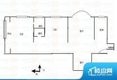 2室2厅2卫 西北 108.40㎡