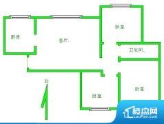 3室2厅1卫 东 123.00㎡