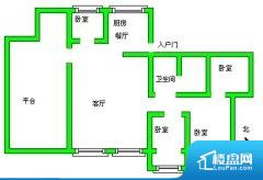 4室2厅2卫 南北 158.00㎡