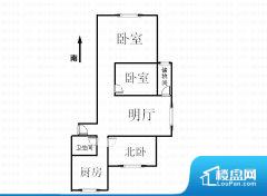 3室1厅1卫 南北 102.00㎡