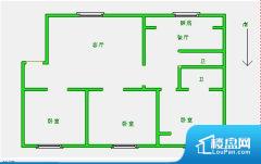 3室2厅2卫 南北 132.00㎡