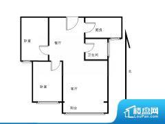 2室1厅2卫 东北 90.45㎡