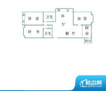 3室2厅2卫 东 115.00㎡