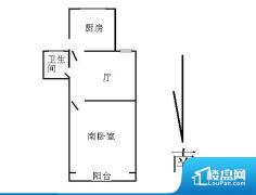 1室1厅1卫 西 33.05㎡