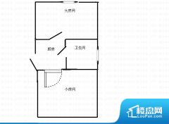 2室0厅1卫 南北 45.00㎡