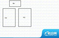 2室0厅1卫 南 42.10㎡