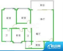 3室2厅2卫 东 96.00㎡