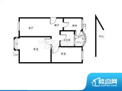 2室2厅1卫 东 74.00㎡