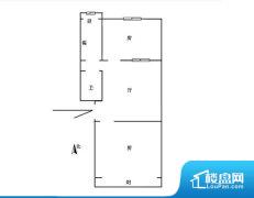 2室2厅1卫 西 62.01㎡