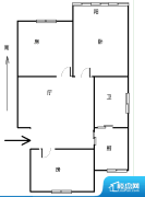 3室1厅1卫 南北 57.80㎡