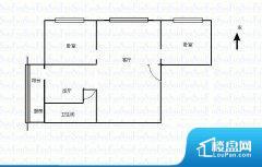 2室2厅1卫 东 92.00㎡