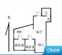 2室2厅1卫 东南 89.00㎡