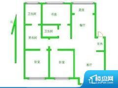 4室2厅2卫 南北 164.00㎡