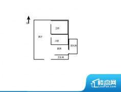 2室2厅1卫 北 56.88㎡