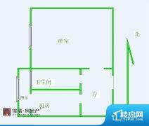 2室1厅1卫 南 113.00㎡