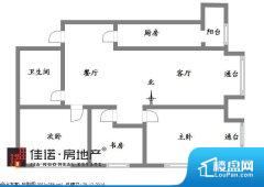 3室1厅1卫 东南 118.00㎡