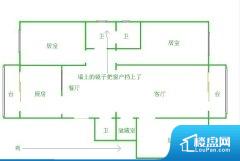 3室2厅2卫 北 136.00㎡