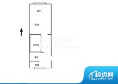 1室2厅1卫 南北 46.66㎡