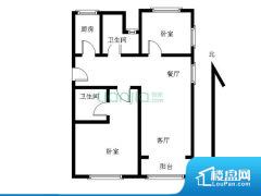 2室2厅2卫 东 127.20㎡