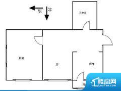 1室1厅1卫 东 61.20㎡