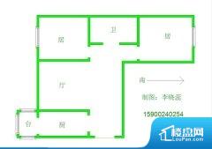 2室1厅1卫 东南 80.00㎡