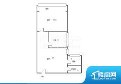 2室1厅1卫 西南 96.80㎡