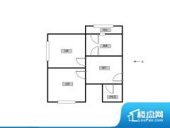 2室2厅1卫 南北 58.00㎡