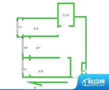 2室2厅1卫 南 104.00㎡