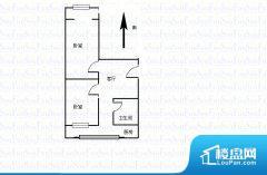 2室1厅1卫 南北 55.00㎡