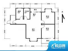 2室2厅2卫 南 87.87㎡