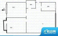 2室1厅1卫 东北 65.50㎡