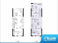 3室1厅2卫 东 54.00㎡