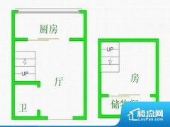 1室1厅1卫 西 28.00㎡