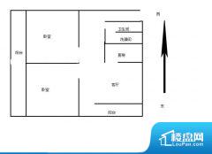 2室2厅1卫 南北 83.00㎡