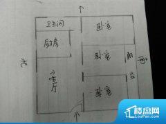 3室2厅1卫 南北 91.60㎡