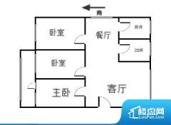 3室1厅1卫 东南 108.22㎡