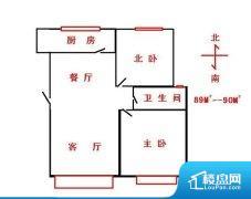 3室2厅2卫 南北 125.00㎡