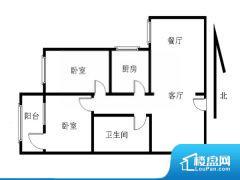 2室2厅2卫 东 61.00㎡