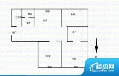 3室2厅2卫 南北 127.00㎡