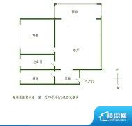 1室1厅1卫 南北 46.00㎡