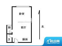 1室1厅1卫 东北 42.00㎡