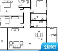 3室2厅1卫 东南 90.58㎡