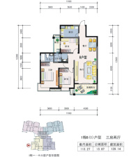 1栋户型2