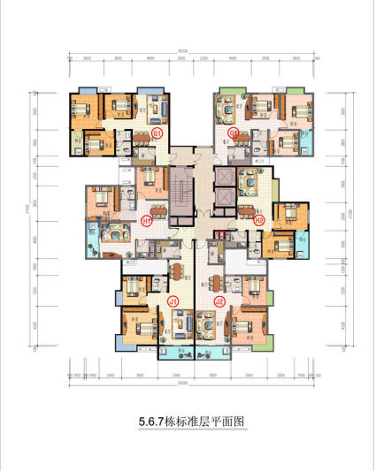 弘欣公寓户型平面图