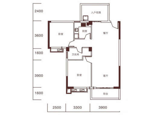 珠海玉兰湖庭三期户型图