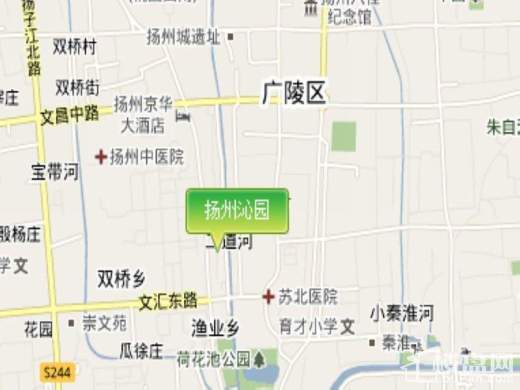 扬州沁园位置图