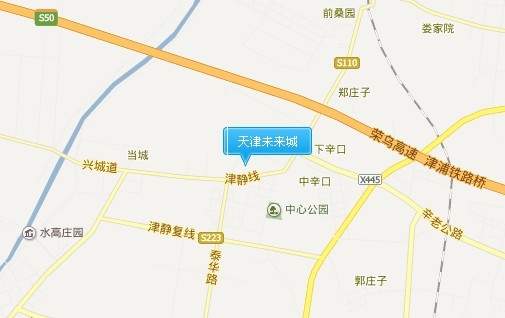 天津未来城位置图